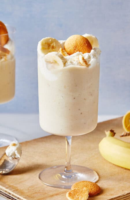 Skinny Banana Pudding Milkshakes | Grandbaby Cakes