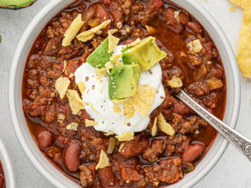 Instant Pot Beef Chili Recipe - Evolving Table