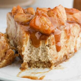 Caramel Apple Cheesecake Recipe | Grandbaby Cakes