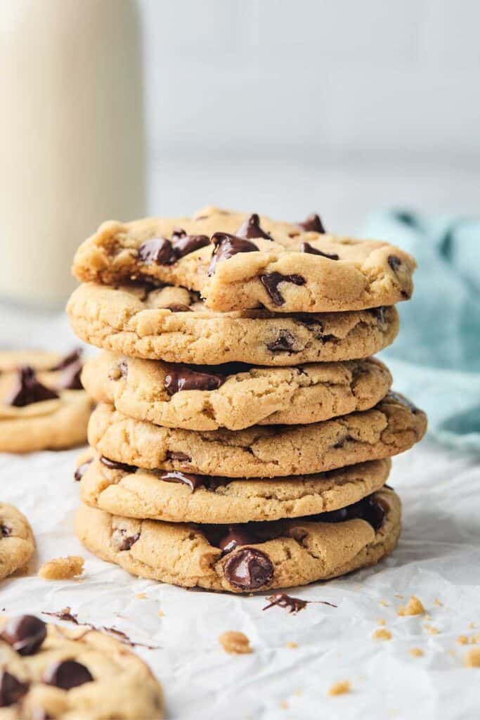 Chewy Chocolate Chip Cookies {Soft & Super Chocolatey!} - Grandbaby Cakes