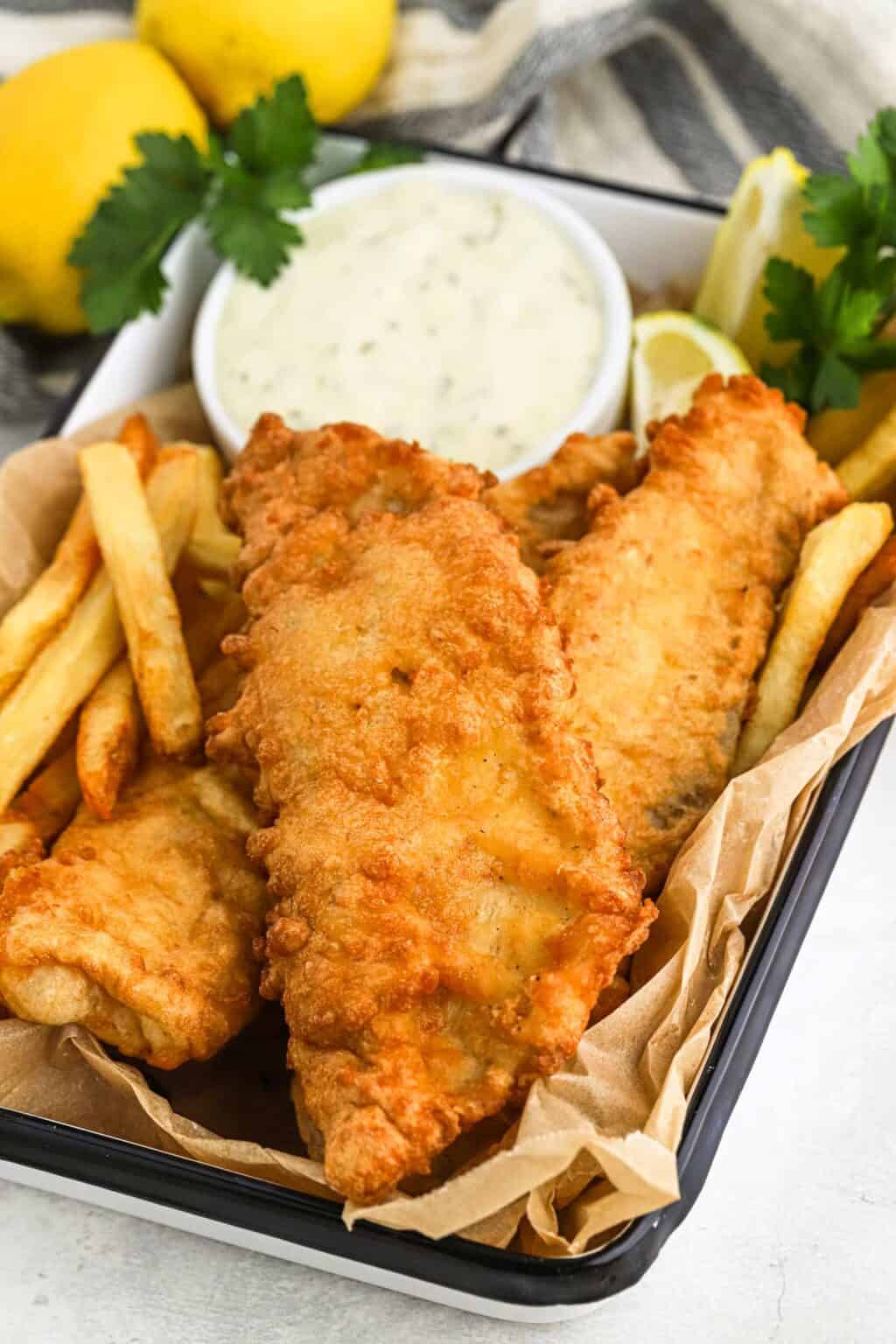 THE BEST Fish and Chips Recipe ONLINE (How to Make Fish and Chips)