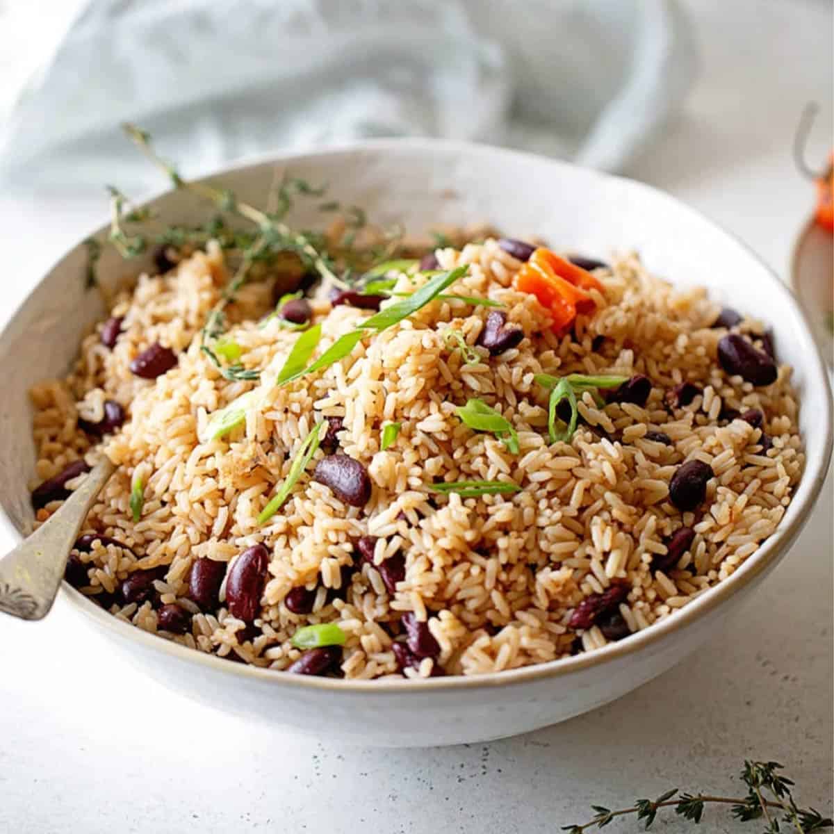 Jamaican Rice + Peas Recipe