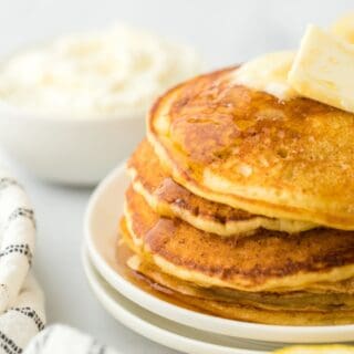 Lemon Ricotta Pancakes Recipe | Grandbaby Cakes