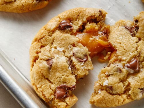 Salted caramel chocolate chip cookies discount