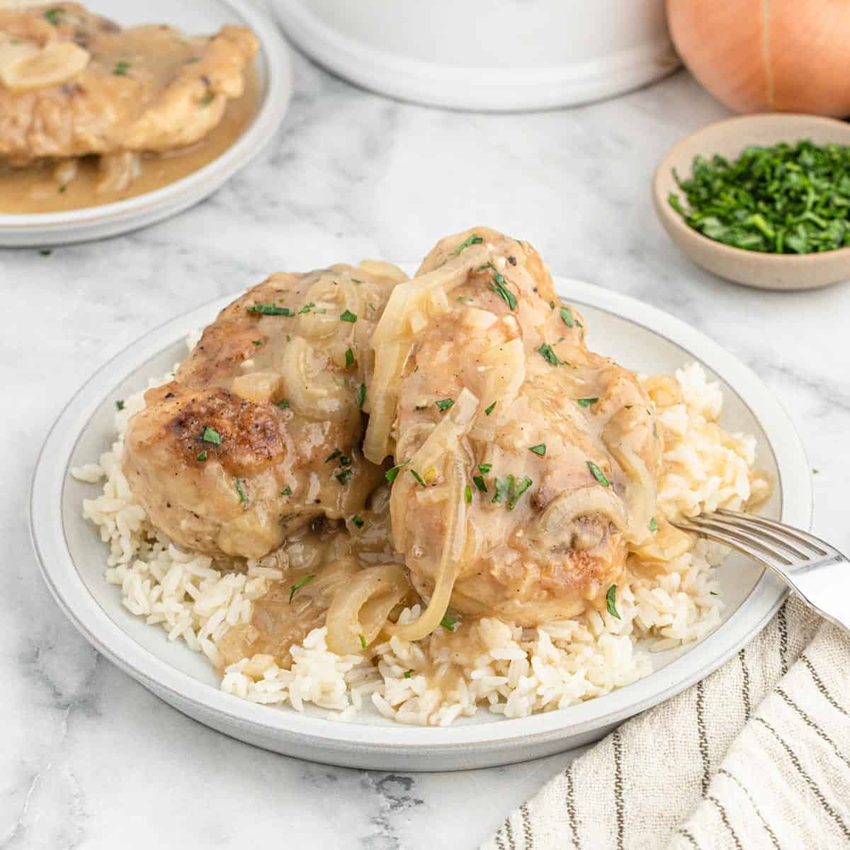 Southern-Style Smothered Chicken