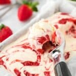 Strawberry Cheesecake Ice Cream Recipe | Grandbaby Cakes