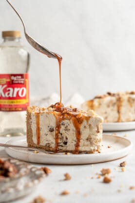 Pecan Pie Swirl Ice Cream Pie - Grandbaby Cakes