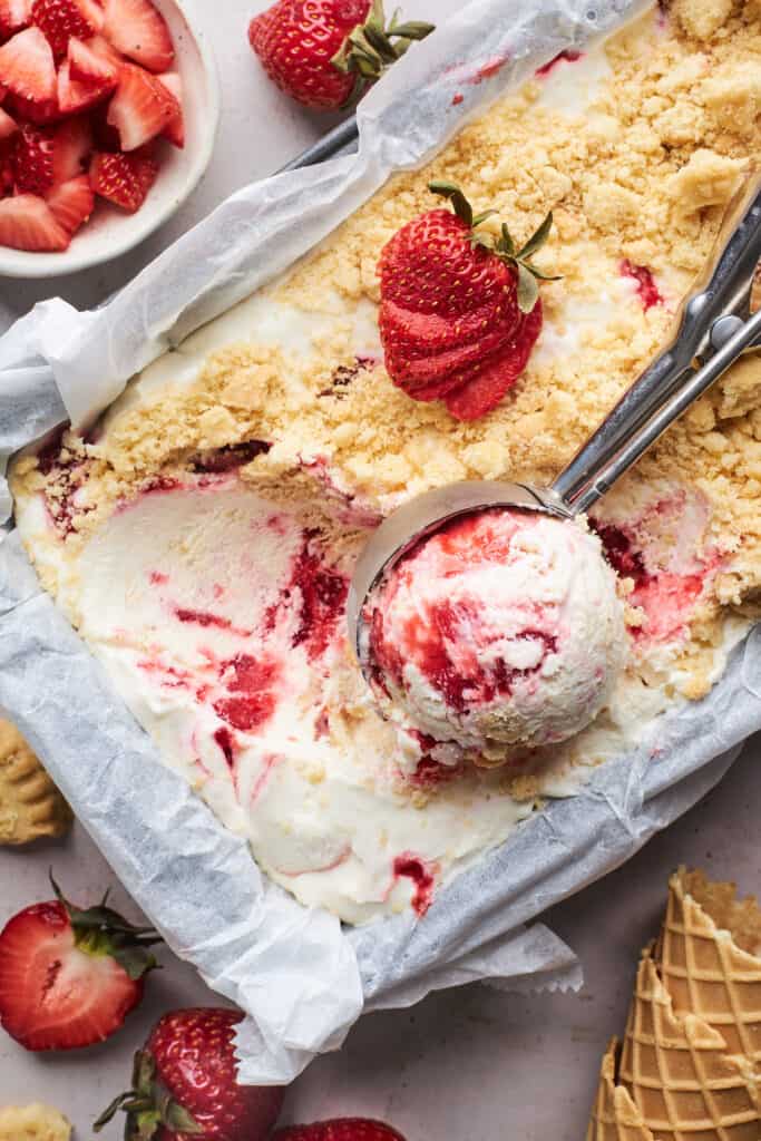 Strawberry Shortcake Ice Cream - Grandbaby Cakes