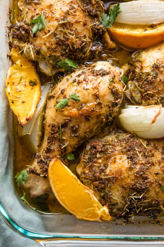 Herbal Orange Baked Chicken - Grandbaby Cakes