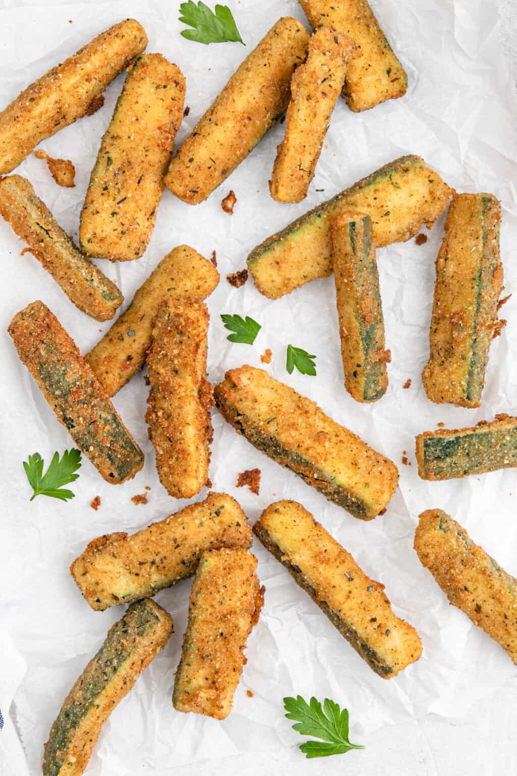 Crispy Southern Fried Zucchini {2Ways!} Grandbaby Cakes
