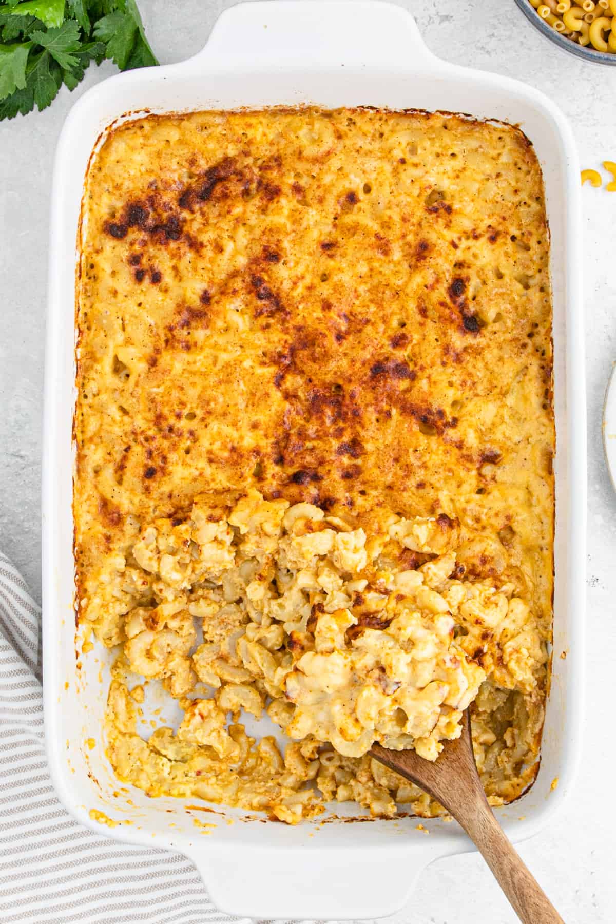 Southern Baked Macaroni and Cheese! (With Video!) Grandbaby Cakes