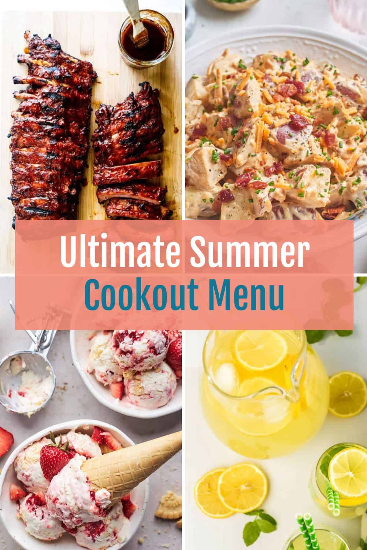 How To Plan The Ultimate Summer Cookout Menu 25 Recipes Grandbaby Cakes