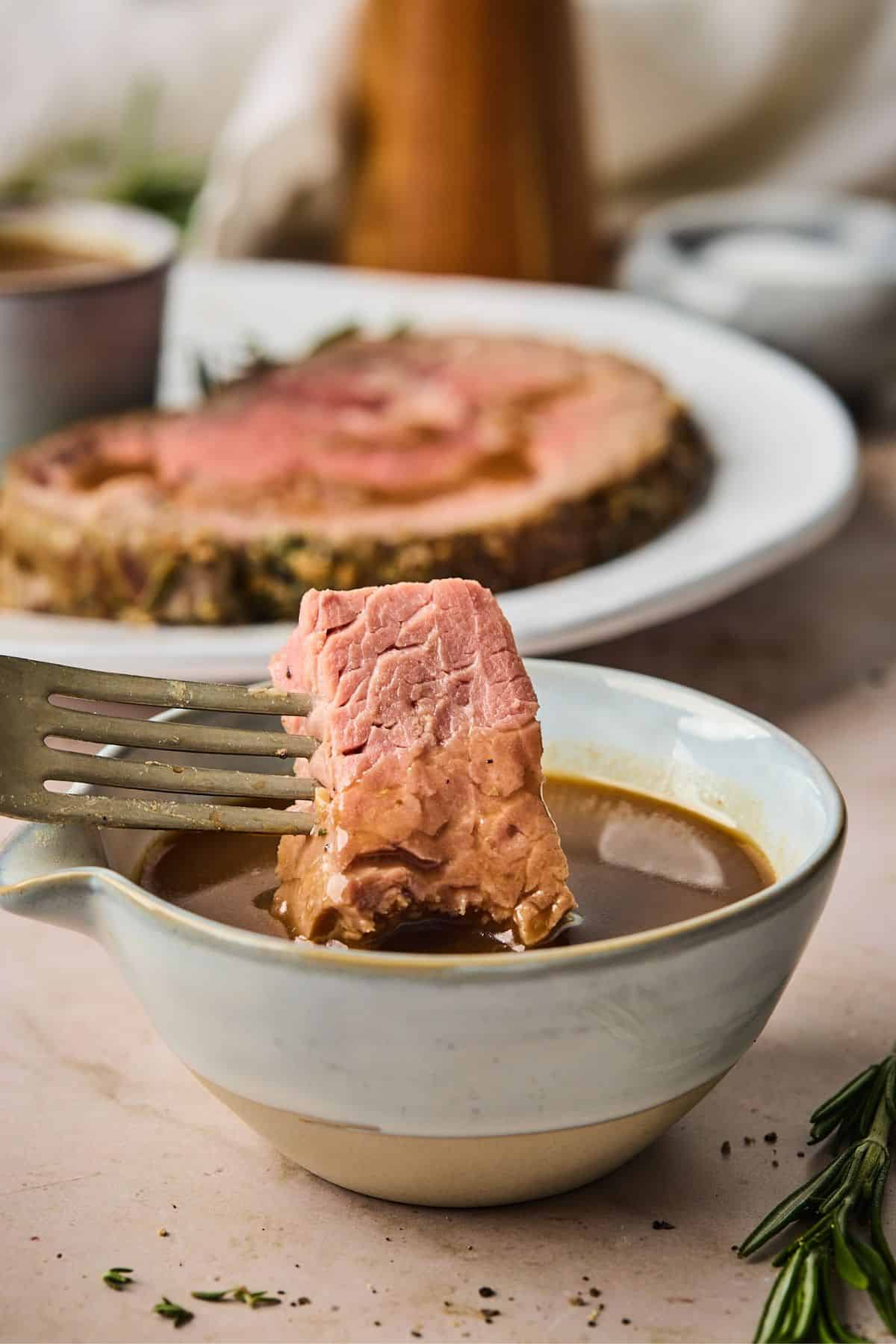 Classic Roast Prime Rib Au Jus Recipe