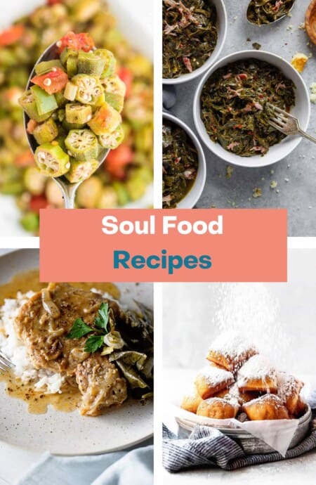 soul food recipe graphic.