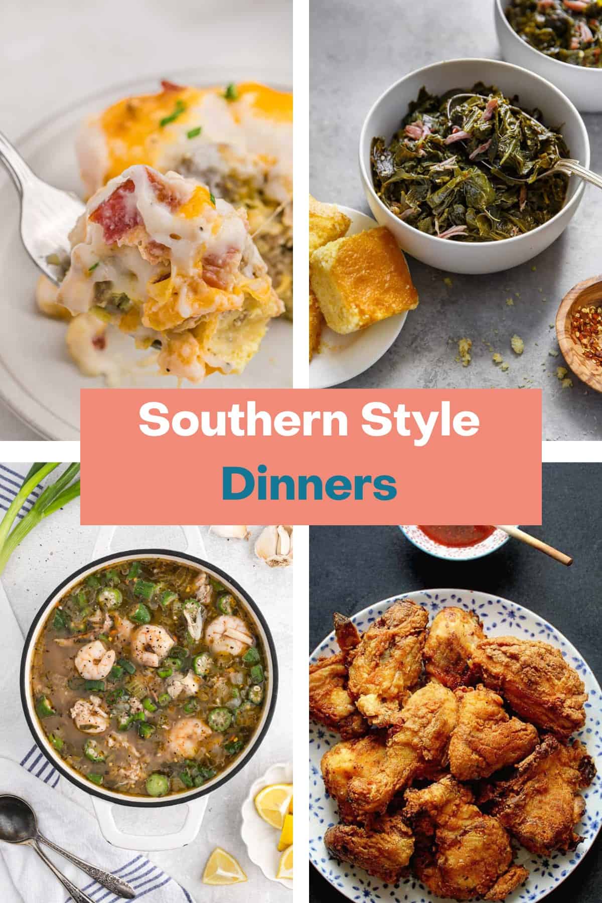 southern style dinners graphic