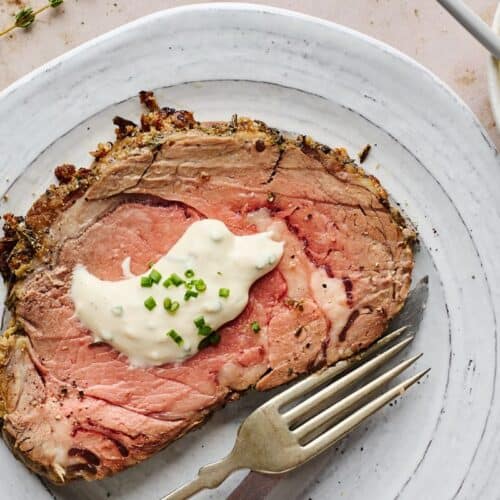 Creamy Horseradish Sauce {For Prime Rib & Beef} - Grandbaby Cakes