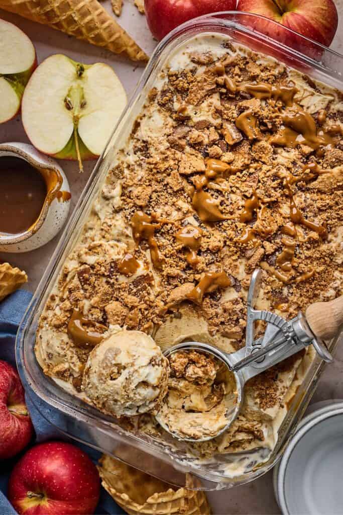 Apple Pie Ice Cream - Grandbaby Cakes