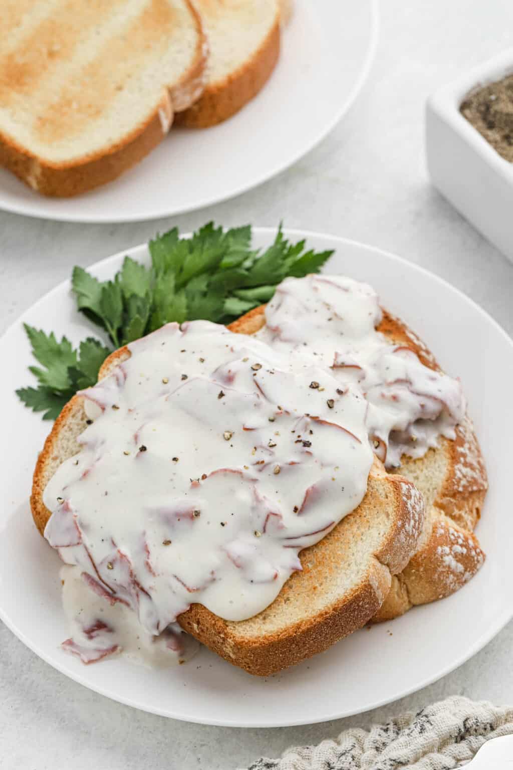 Chipped Beef Gravy On Toast S.O.S Recipe - Grandbaby Cakes