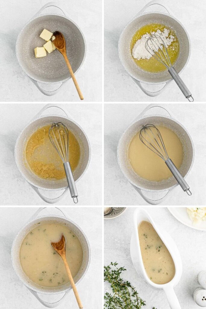 Easy chicken gravy recipe with without drippings grandbaby cakes