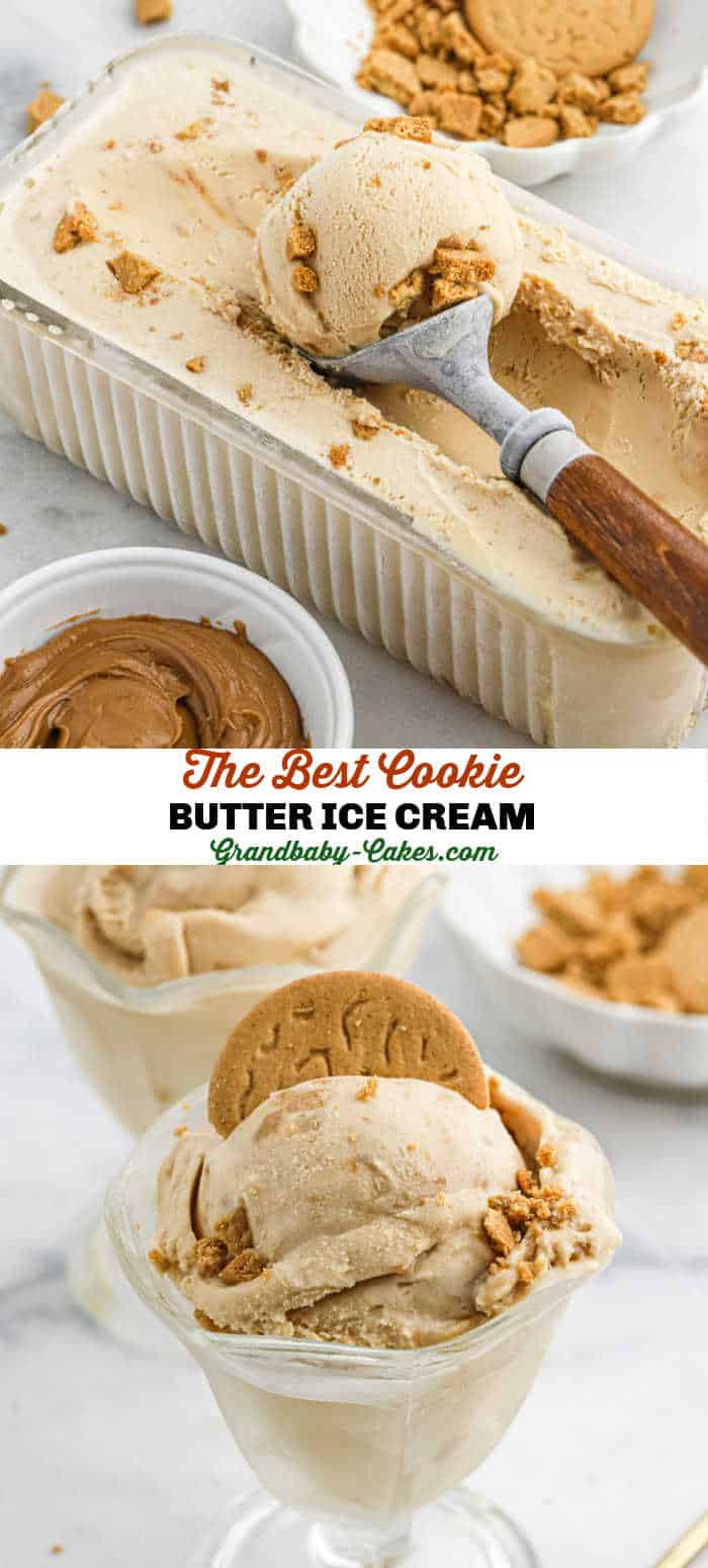 Cookie Butter Ice Cream Recipe Grandbaby Cakes