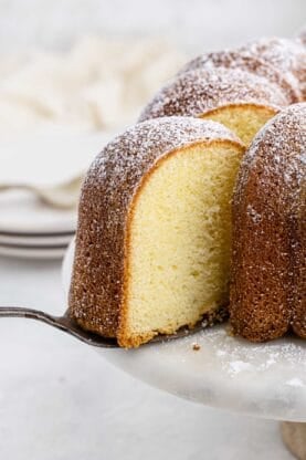 Buttermilk Pound Cake {Tangy Southern Goodness!} - Grandbaby Cakes