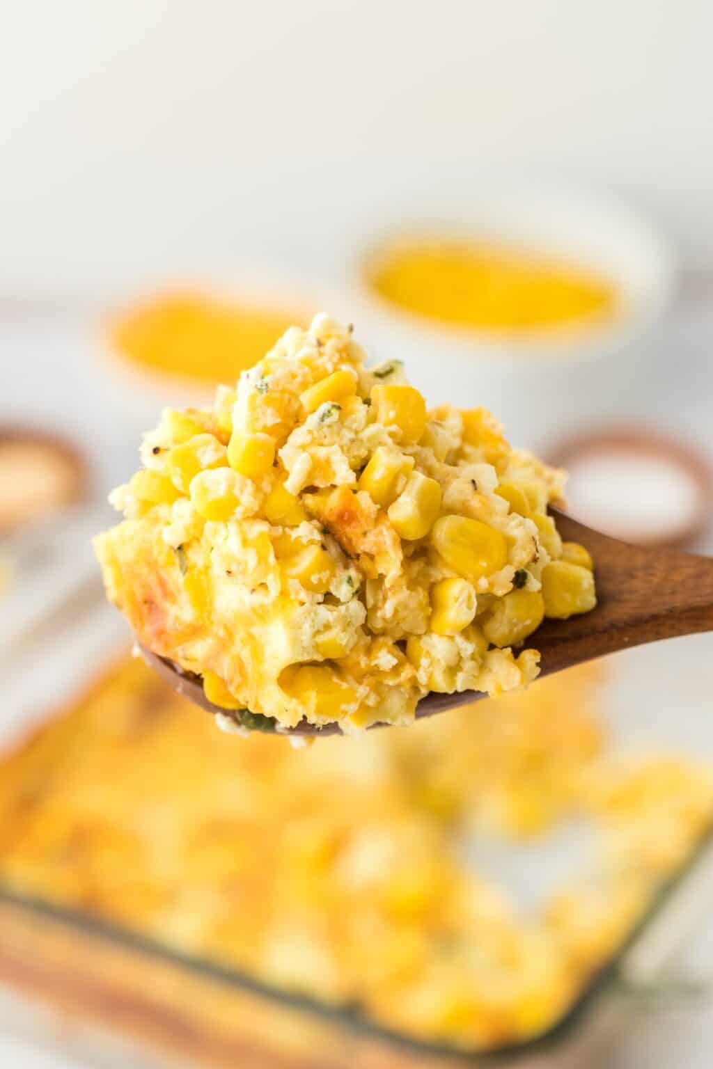 Scalloped Corn - Grandbaby Cakes