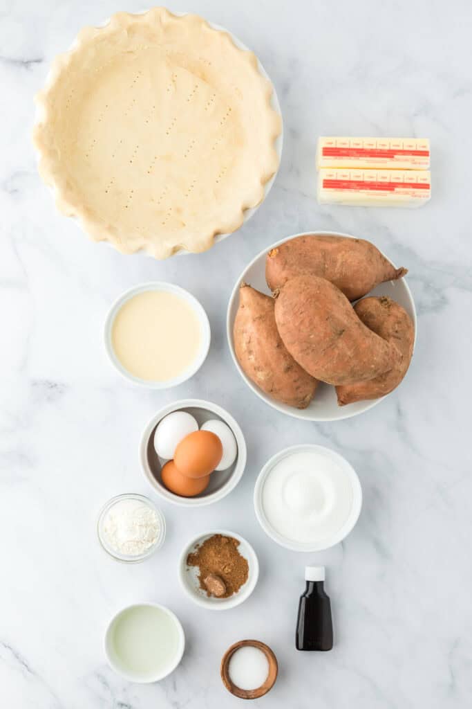 sweet potato pie ingredients