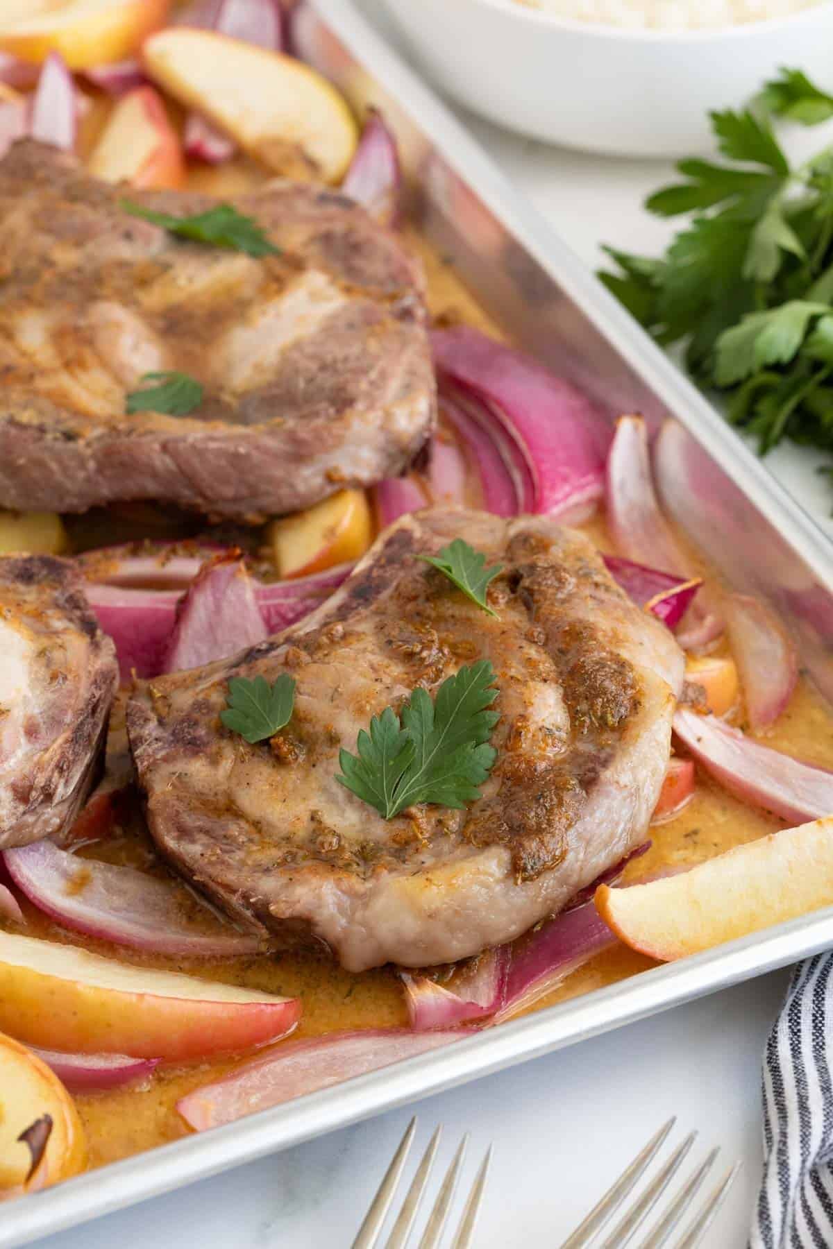 Sheet Pan Pork Chop Recipe