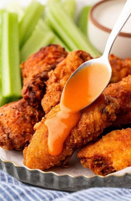 extra crispy buffalo wings