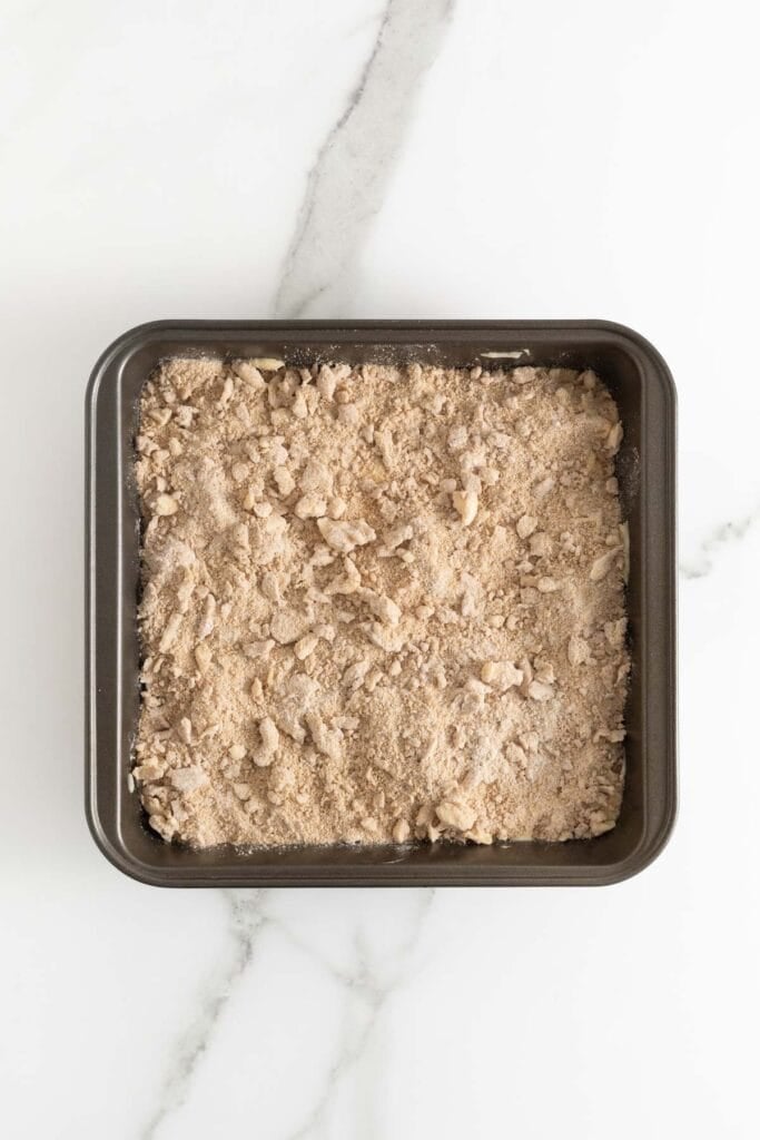 Finished coffee cake batter before baking